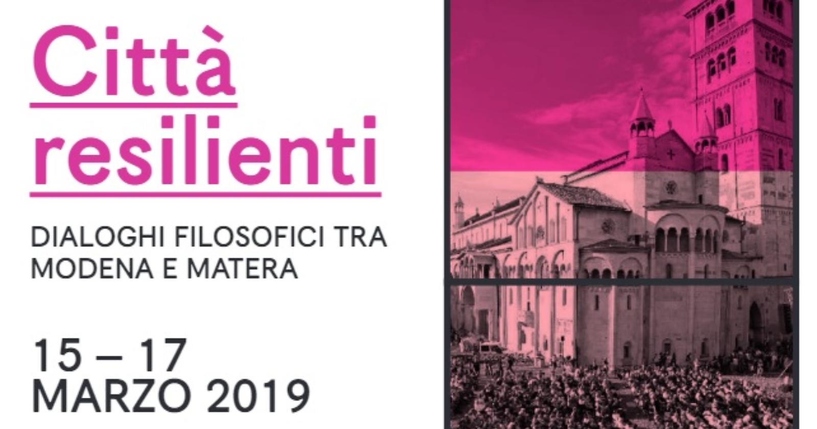 Matera 2019 apre le porte al Festivalfilosofia di Modena