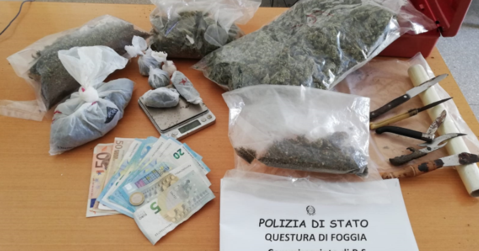 Sannicandro Garganico, la Polizia di San Severo becca il fornaio con le mani impastate di droga