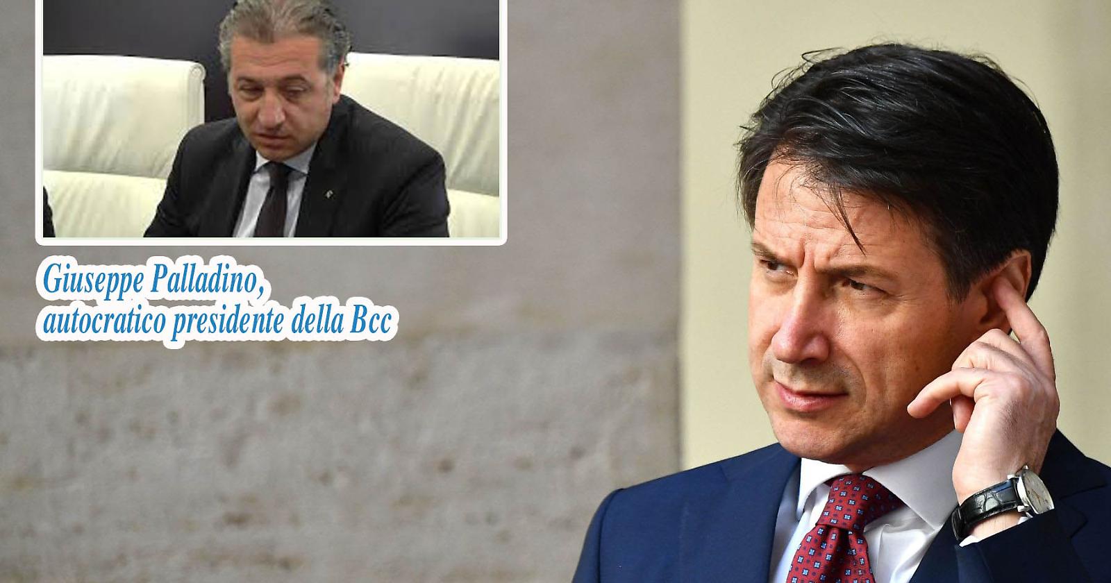 Conte a San Giovanni Rotondo per festeggiare (con un anno di ritardo) i 100 anni della BCC