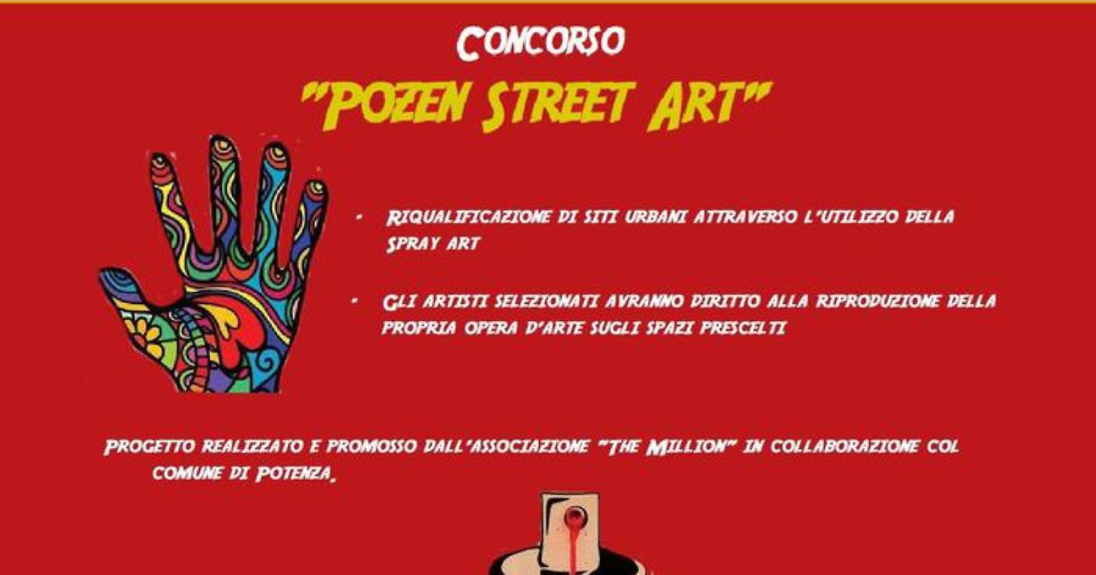 "Pozen spray art", al via il concorso di murales giovani writer lucani