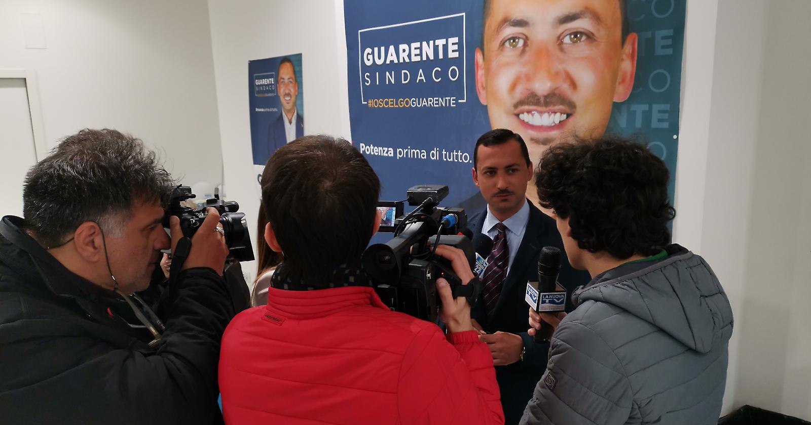 Il ballottaggio a Potenza, Guarente come un treno: «Nessun apparentamento, vincerà la squadra»