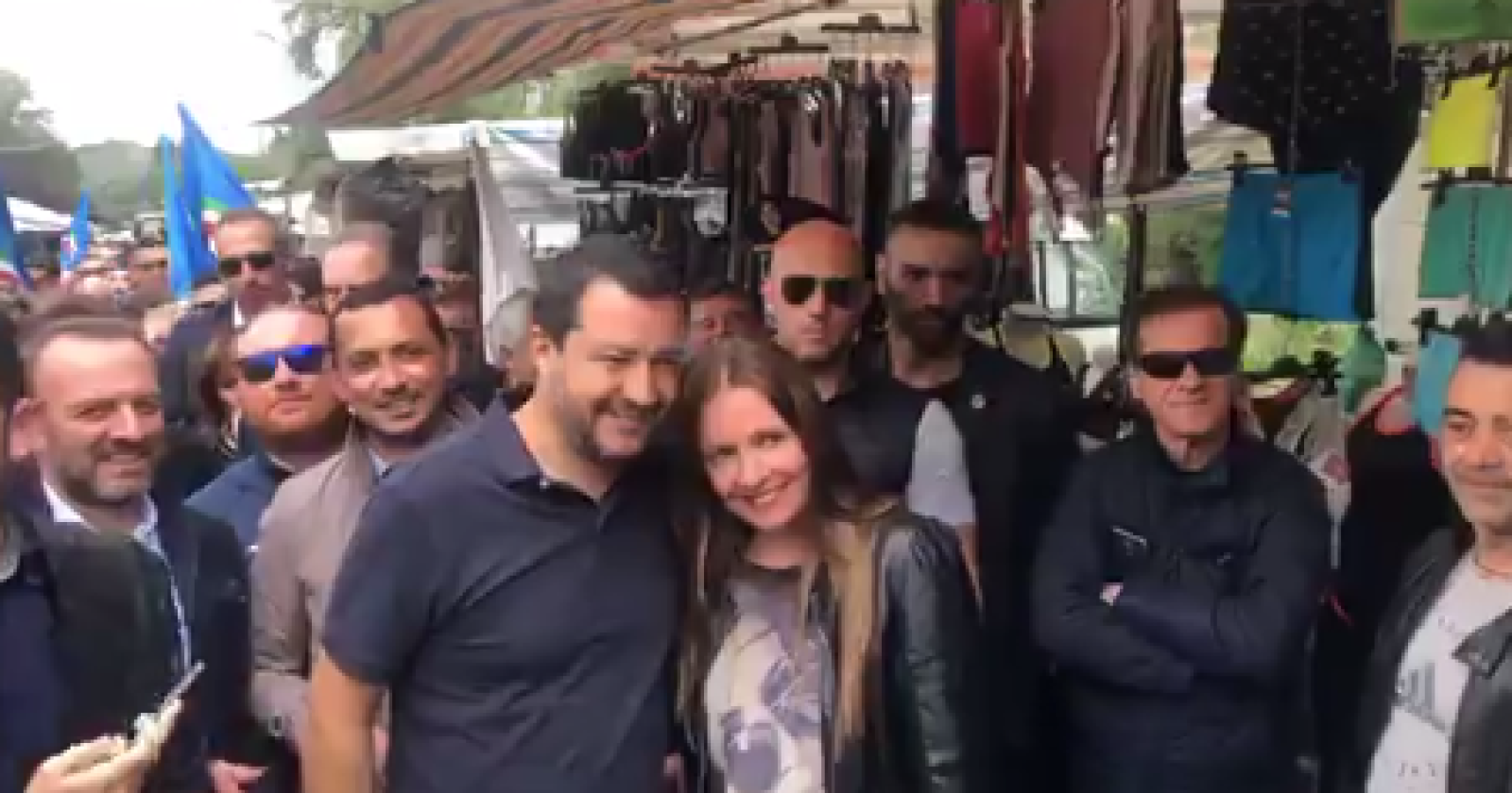 Potenza, Salvini e Guarente al mercato del sabato