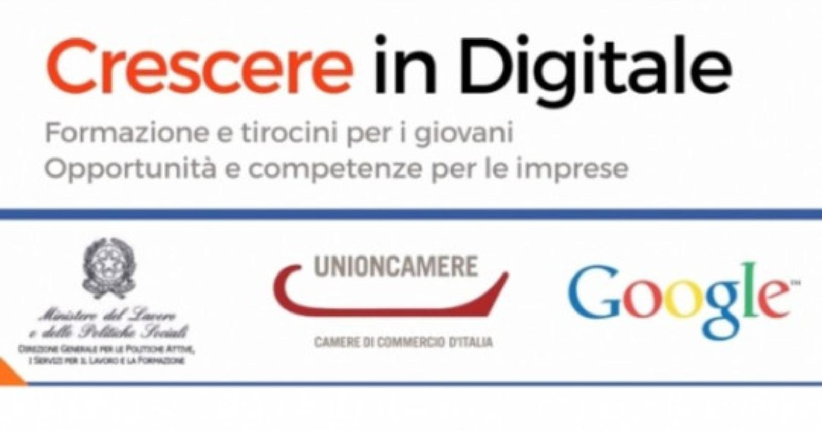 "Crescere in digitale", un percorso di formazione, laboratori e tirocini