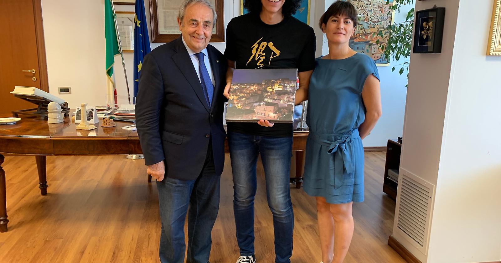 In visita a Matera il musicista e compositore Giovanni Allevi 