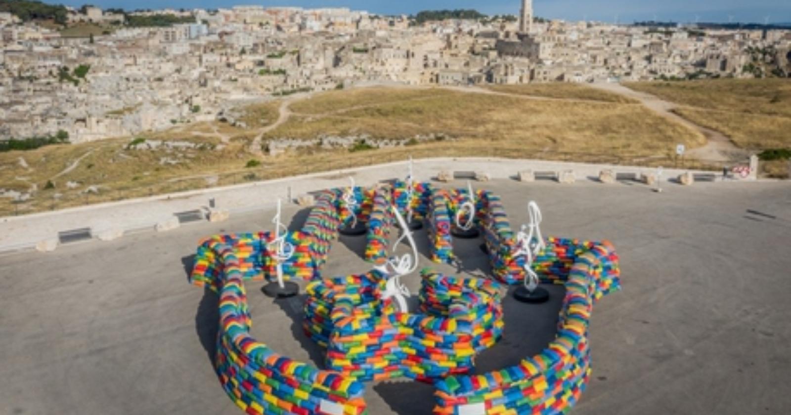 "Giardino di Zyz", a Matera l'installazione dell'artista Meggiato