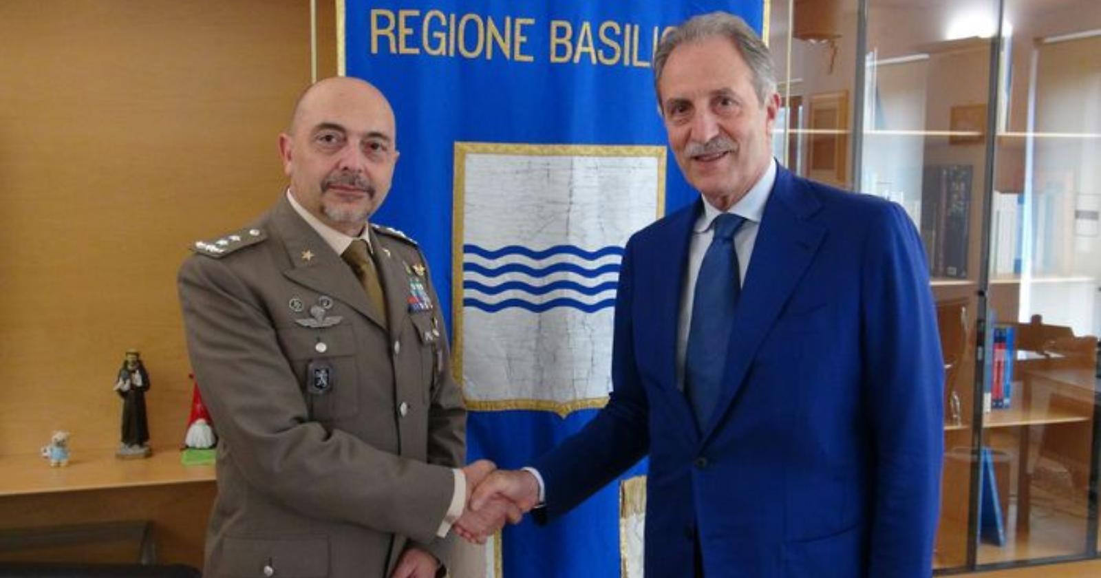 Esercito, Bardi incontra il generale De Cicco