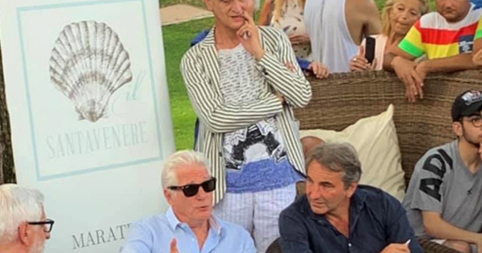 Richard Gere a Maratea dice la sua sull'immigrazione: «No all'odio»