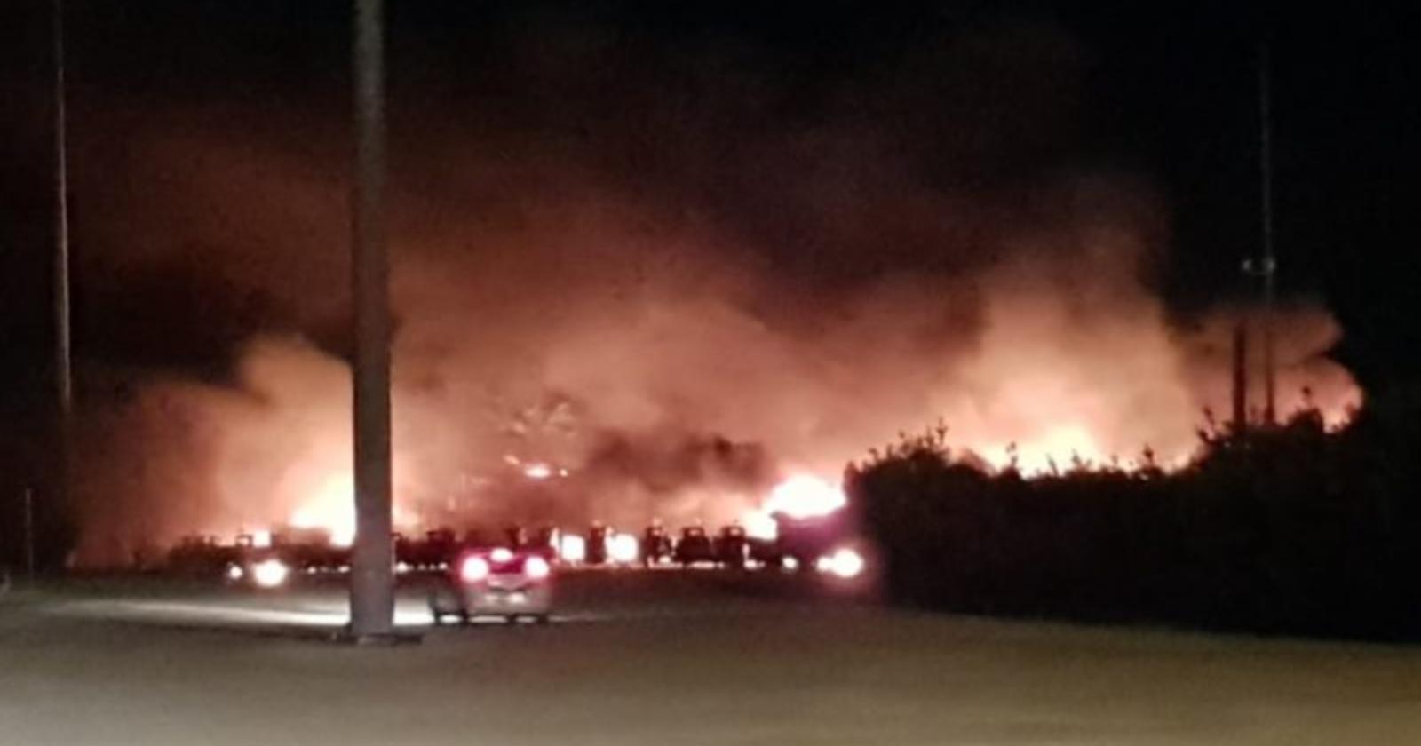 San Giovanni Rotondo, in fiamme 33 mezzi per la raccolta dei rifiuti