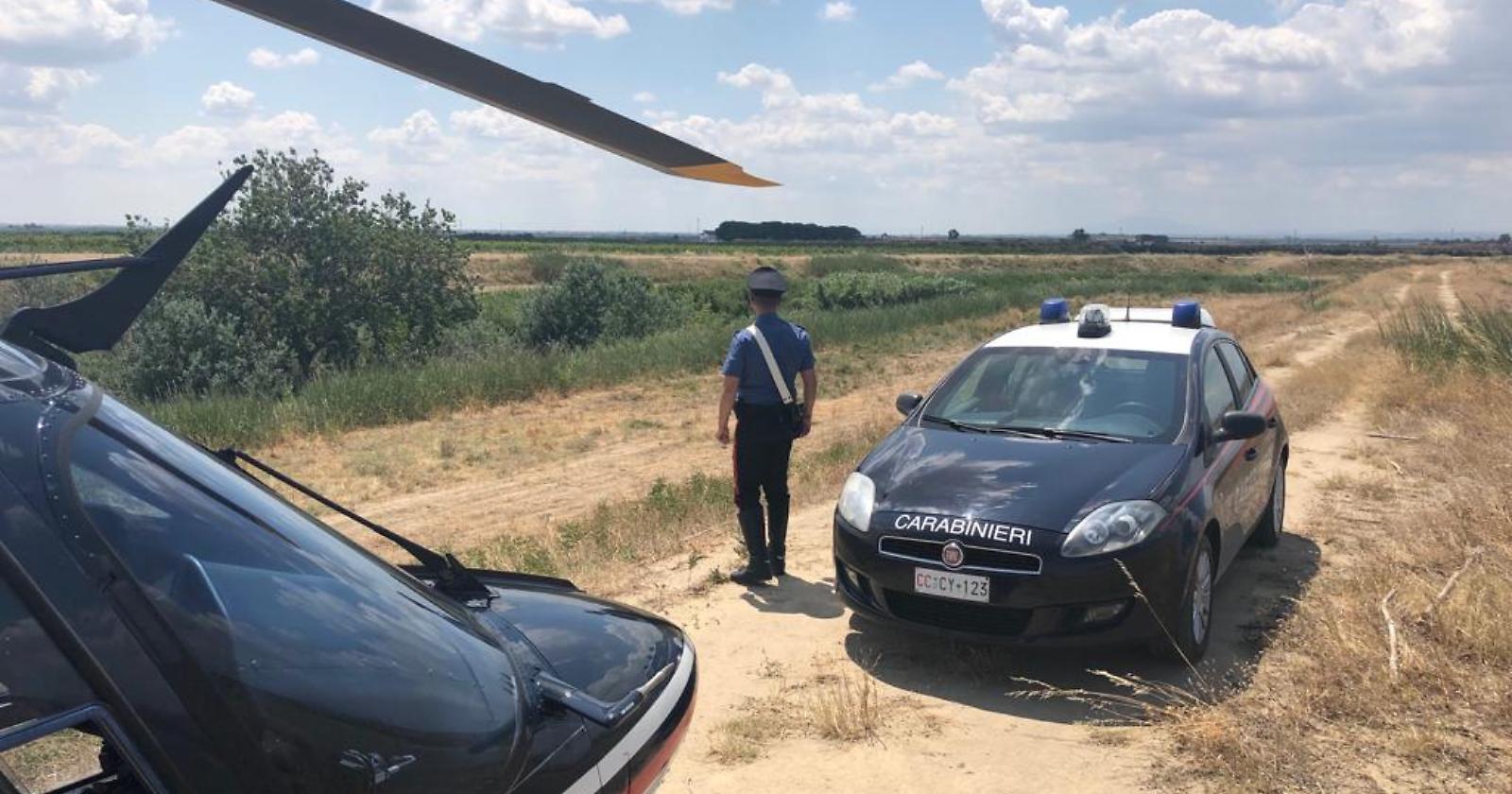 Cerignola, in cerca di trattori rubati i Carabinieri scoprono un "cimitero" di auto cannibalizzate