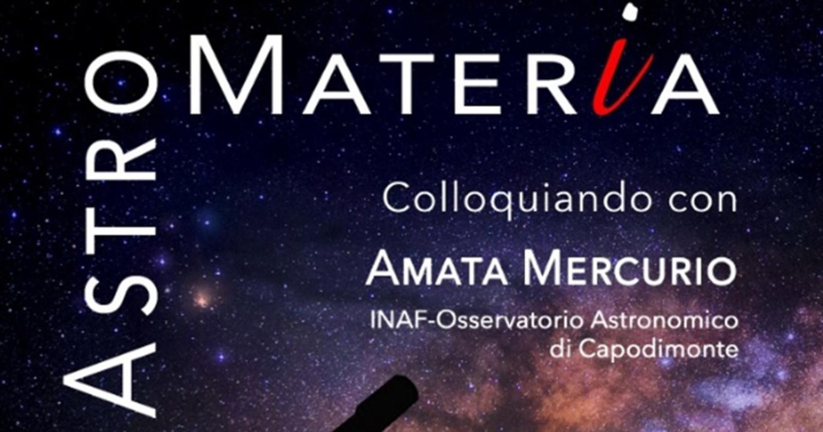 Matera Oscura-Dark, domani l'evento divulgativo “Astro Mater(i)a”