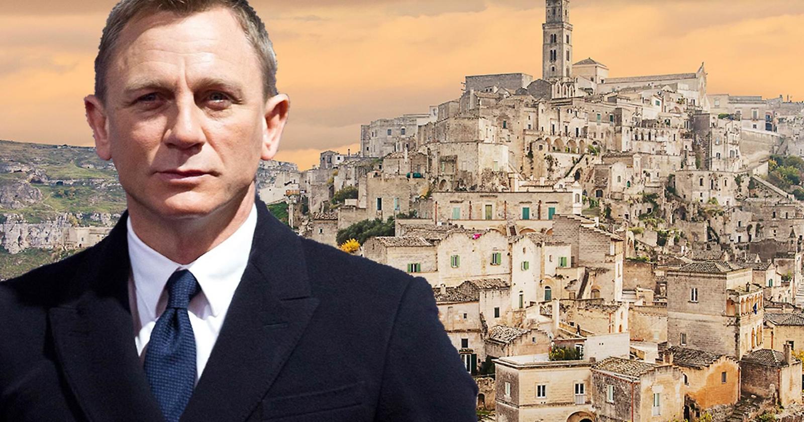 Il nuovo film dell'agente 007 protagonista a "Matera, Italia"