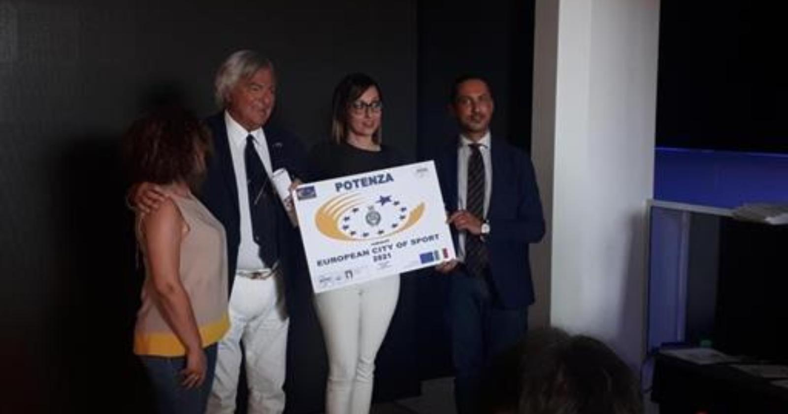 Grande annuncio: Potenza sarà Capitale europea dello sport nel 2021