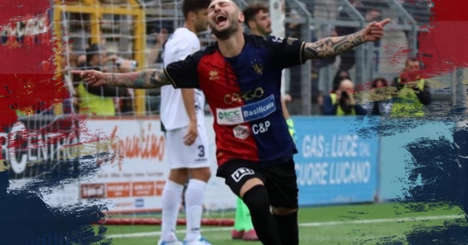 Il Potenza travolge la Viterbese: allo stadio "Viviani" finisce 3 a 0  per i lucani