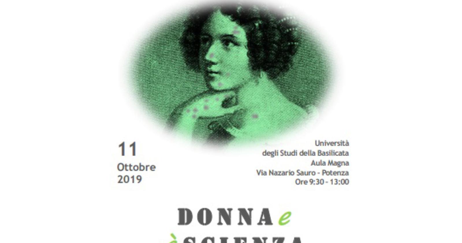 "Donna e/è Scienza" a Potenza l'omaggio alla prima laureata della storia
