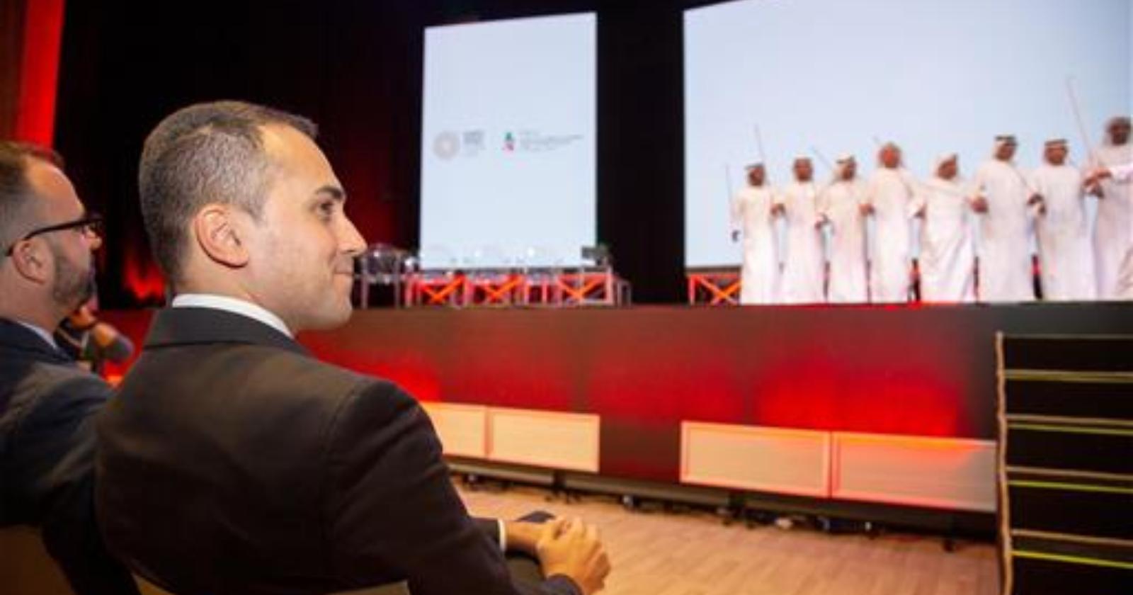Nella Basilicata del petrolio, gli sceicchi presentano a Matera con Di Maio il Padiglione Italia a Expo 2020 Dubai