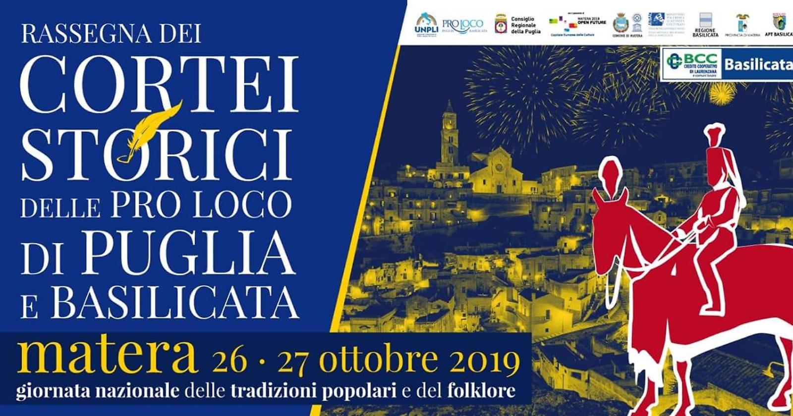 Tutto pronto per l'Expo Pro Loco Matera 2019: in scena tradizioni e folclore 