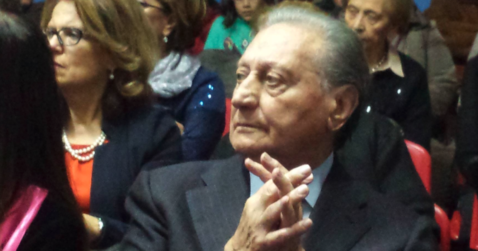Potenza, i giornalisti festeggiano i 90 anni di Mario Trufelli
