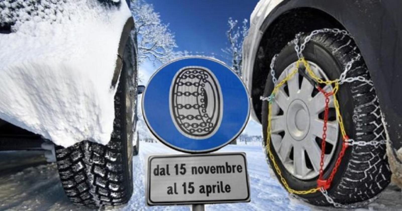 Da domani obbligo di catene a bordo: ecco tutti i tratti stradali interessati