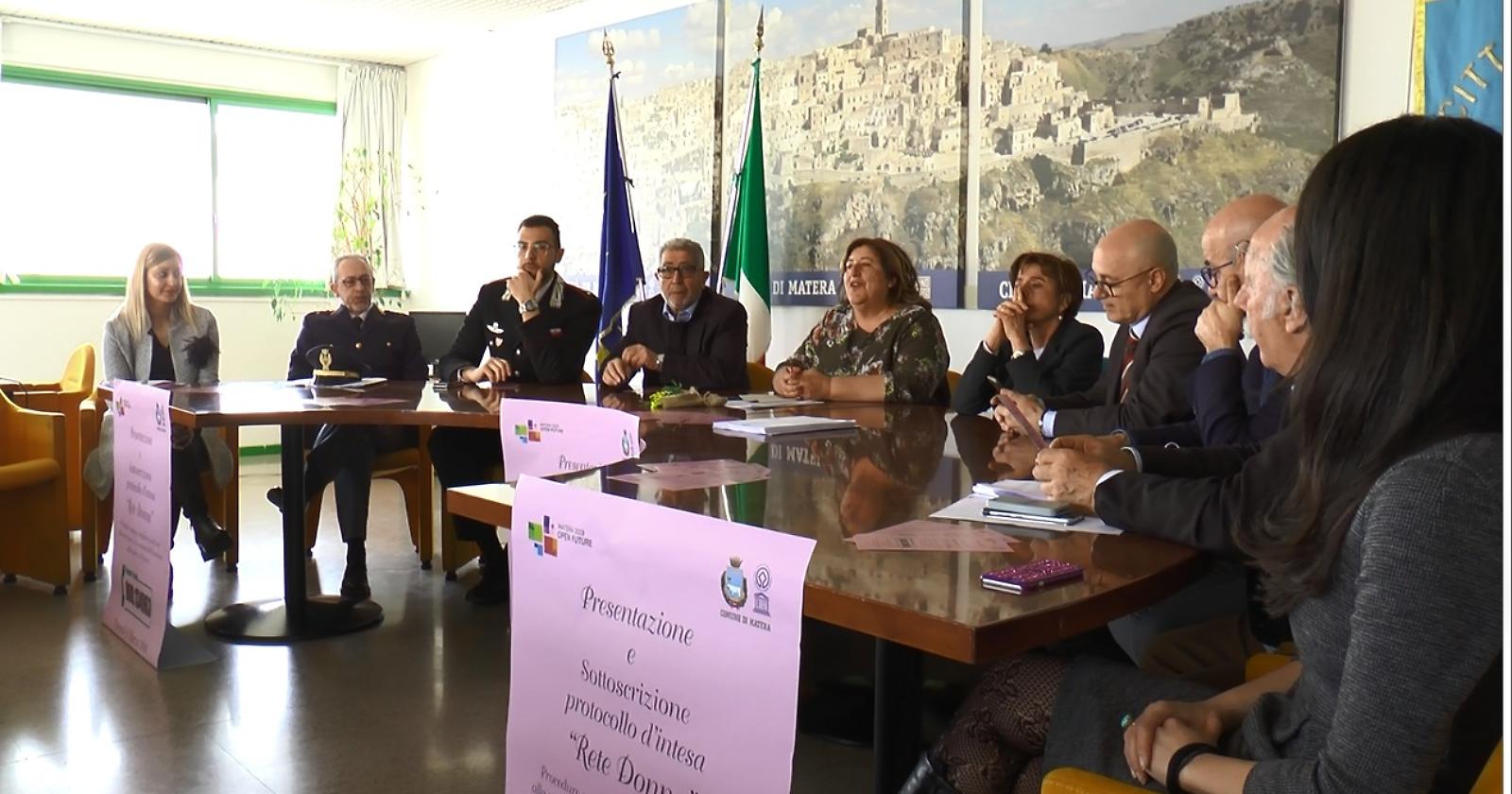 Protocollo Rete Donna, a Matera un incontro tra istituzioni e firmatari 