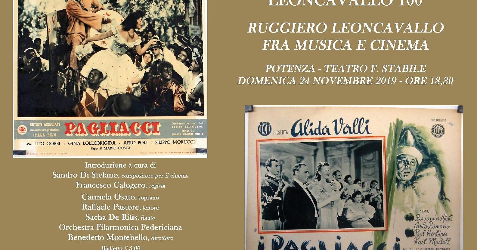 Gran Gala Leoncavallo 100, a Potenza l'omaggio al grande operista