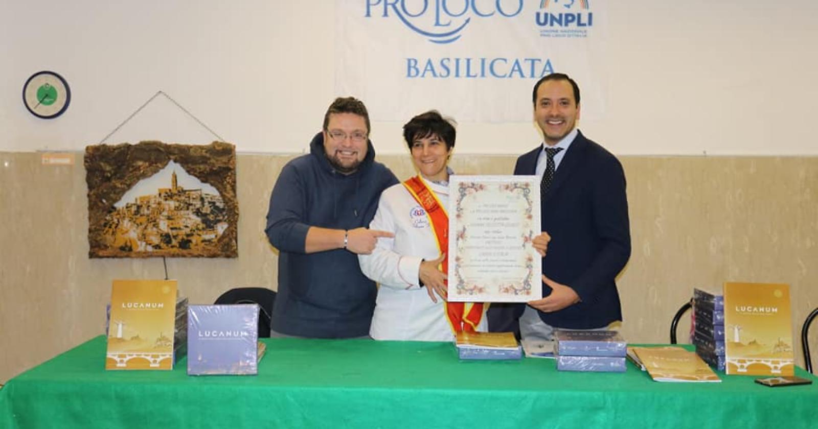 Pro Loco Barile e Unpli Basilicata omaggiano la campionessa di “Cuochi d’Italia”