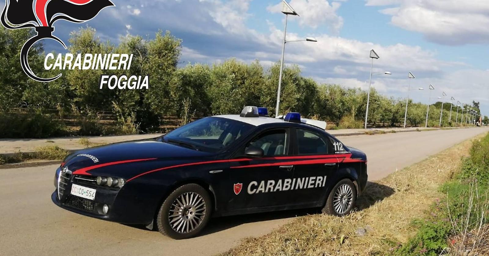 Cerignola, rumeno col vizietto di rubare olive: i Carabinieri glielo fanno passare