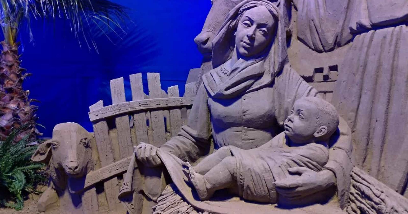 A Matera il presepe di sabbia di Jesolo, in esposizione fino al 6 gennaio