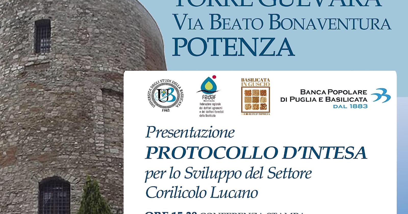 Protocollo di Intesa per lo sviluppo settore Corilicolo, presentazione a Potenza 