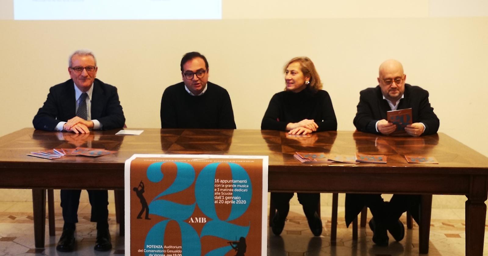 Ateneo Musica Basilicata, presentato il programma della XXXIII stagione 