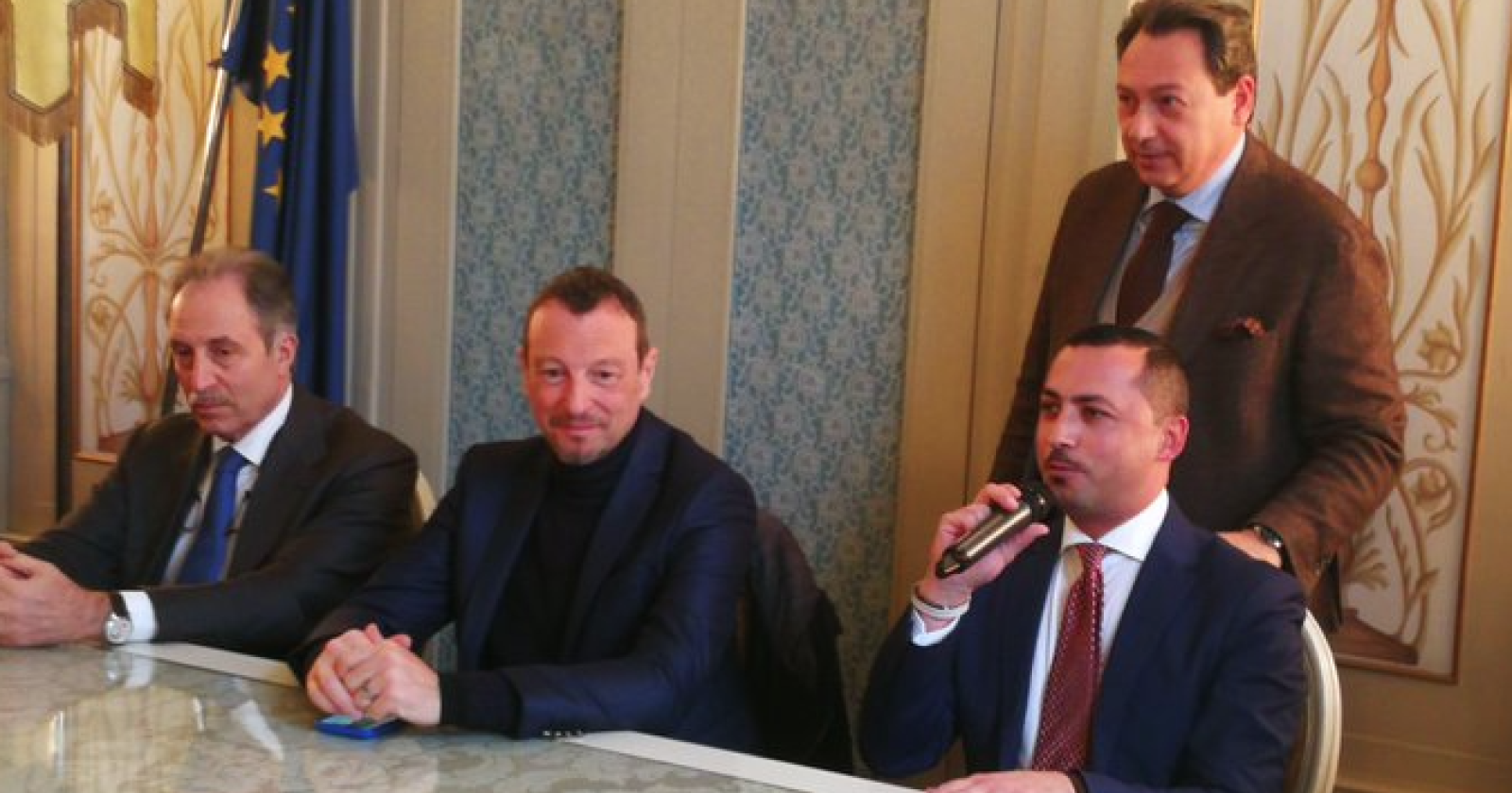 Amadeus, Bardi e Guarente presentano la grande notte di Capodanno a Potenza