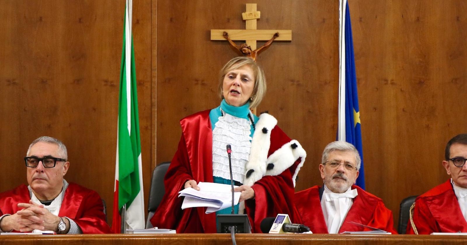 Inaugurazione dell'anno giudiziario: la presidente Sinisi e il Liber Augustalis