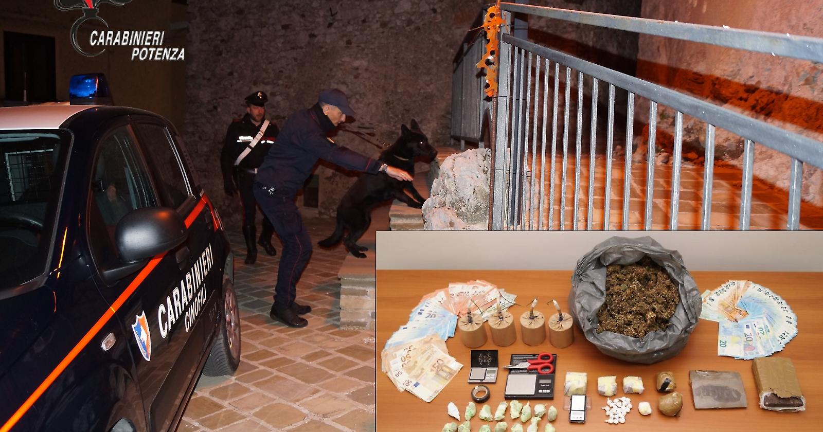 Droga ed esplosivi: due arresti a Venosa