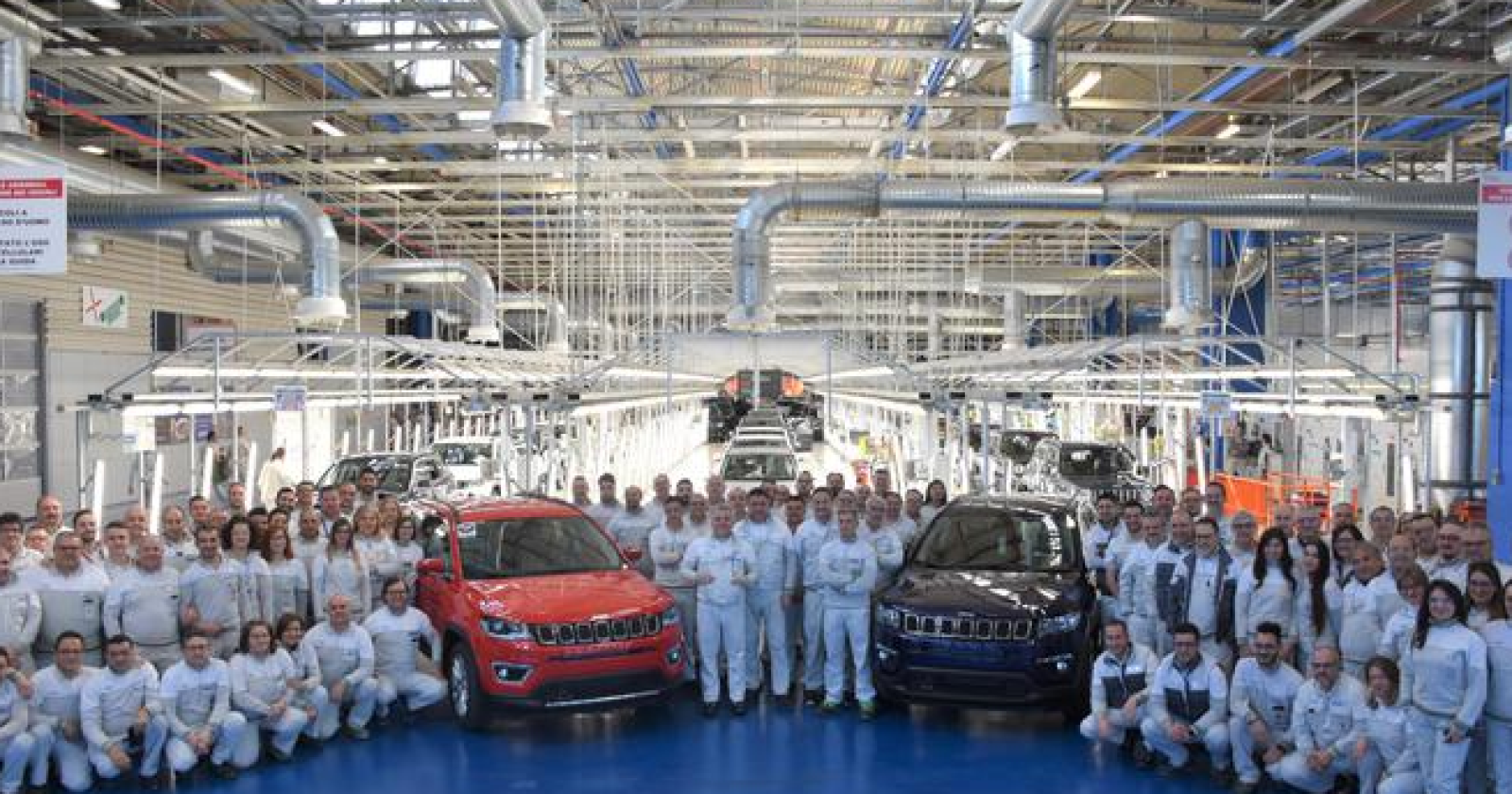 Prodotte a Melfi le prime due Jeep Compass