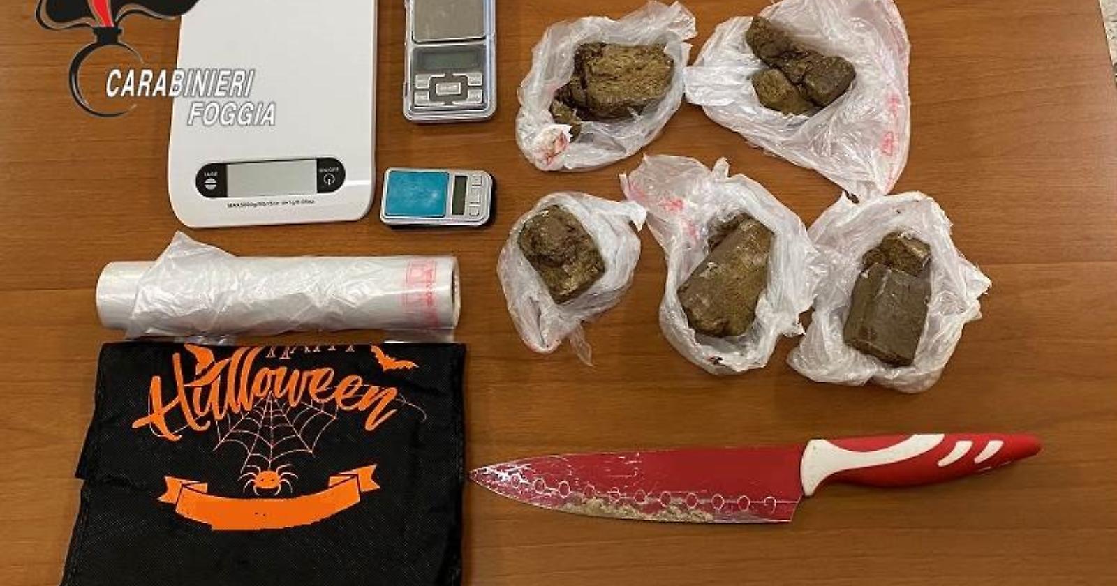 Il coronavirus non ferma i delinquenti: a San Severo i Carabinieri ne arrestano 2 con mezzo chilo di eroina