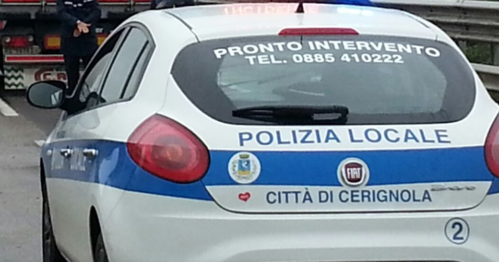 Vigili Urbani al lavoro