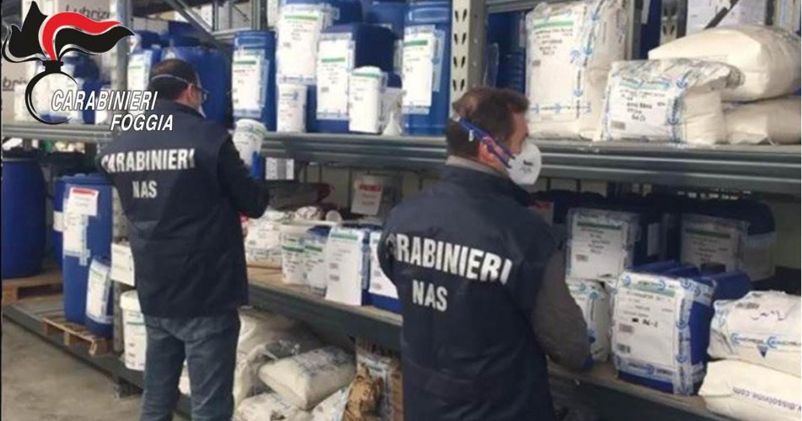 Coronavirus, i Carabinieri Nas di Foggia sequestrano 310 mascherine irregolari in una farmacia