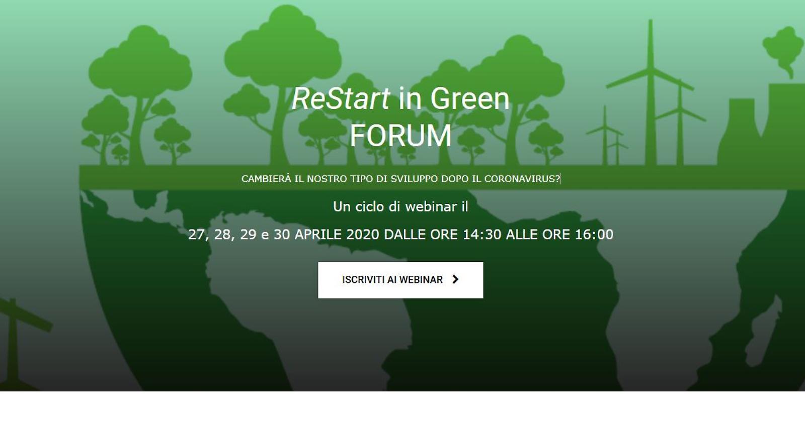 Al via “ReStart in green forum”, il webinar gratuito creato grazie alla sinergia tra la Camera forense ambientale di Basilicata e RemTech expo
