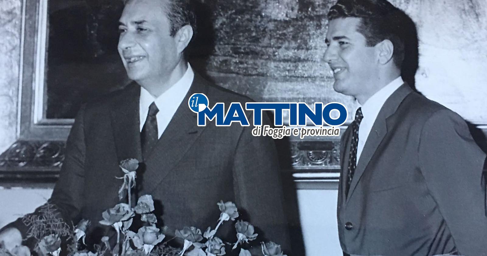 Oggi, 30 Aprile 1966, Aldo Moro inaugura la Fiera di Foggia e riapre il teatro Giordano