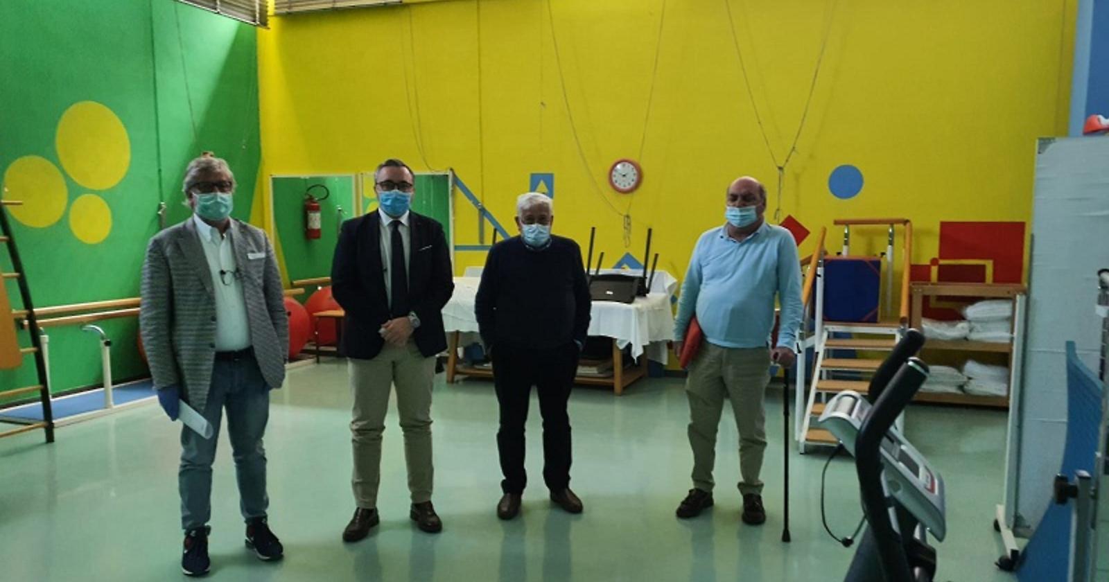 Lovecchio al Dipartimento di riabilitazione di Foggia: «Una struttura preziosa in questa pandemia da Coronavirus»
