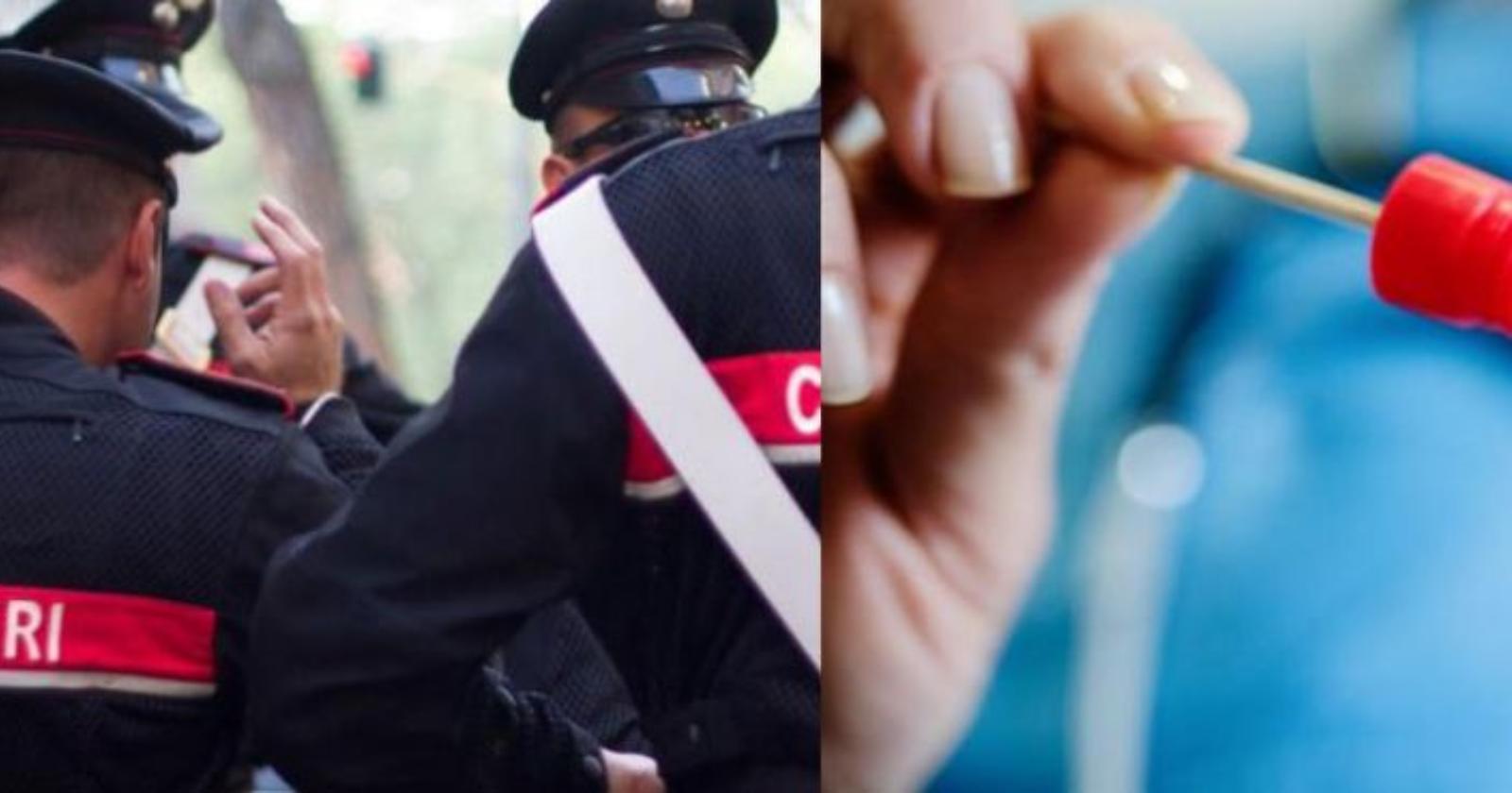 Coronavirus, tamponi a mille carabinieri lucani