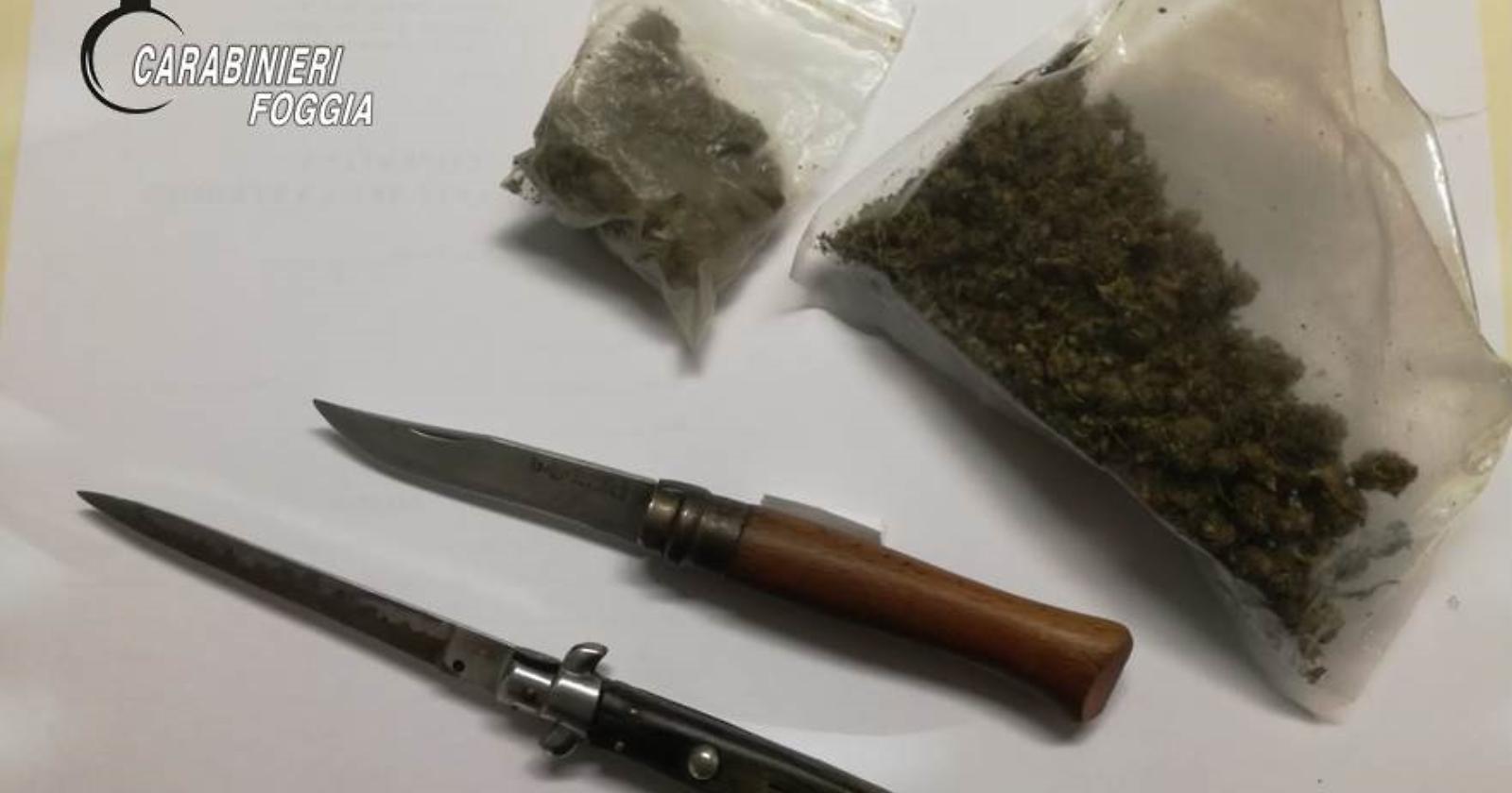 Droga negli slip, arrestato dai Carabinieri pusher 21enne di Ischitella