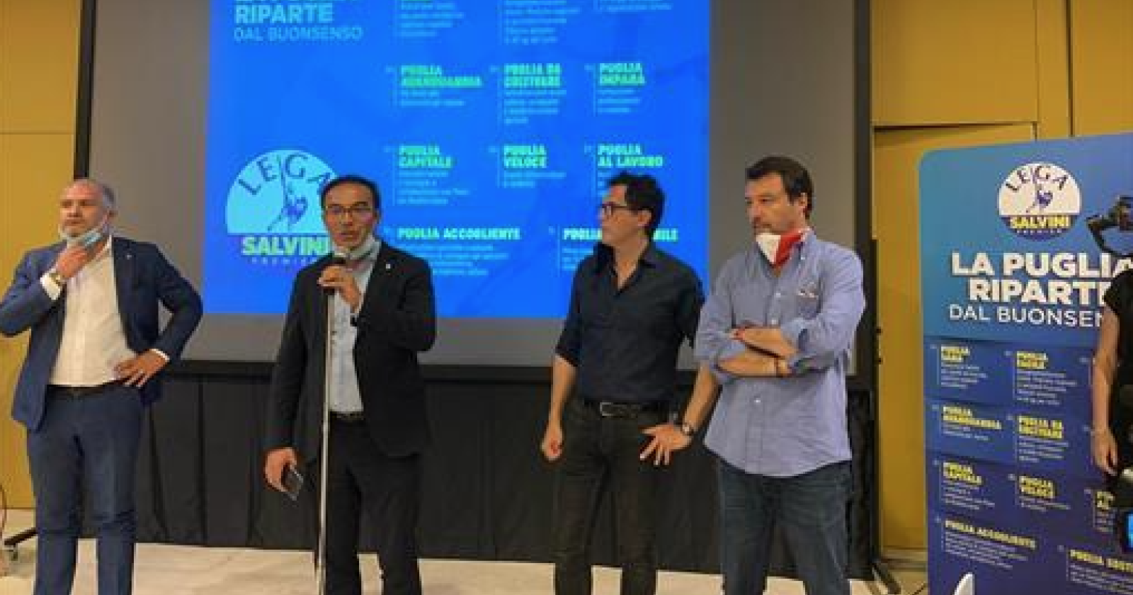 Come Feltri, Salvini viene a dirci in Puglia che quelli del Nord sono superiori 