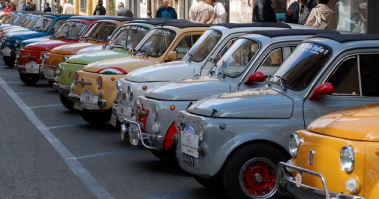  Da Potenza a Maranello in 500 d'epoca nel nome del Drake