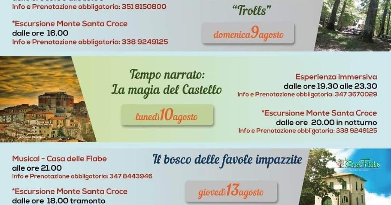 La Pro loco "Il Borgo" di Bella e l'incantesimo del Tempo Narrato