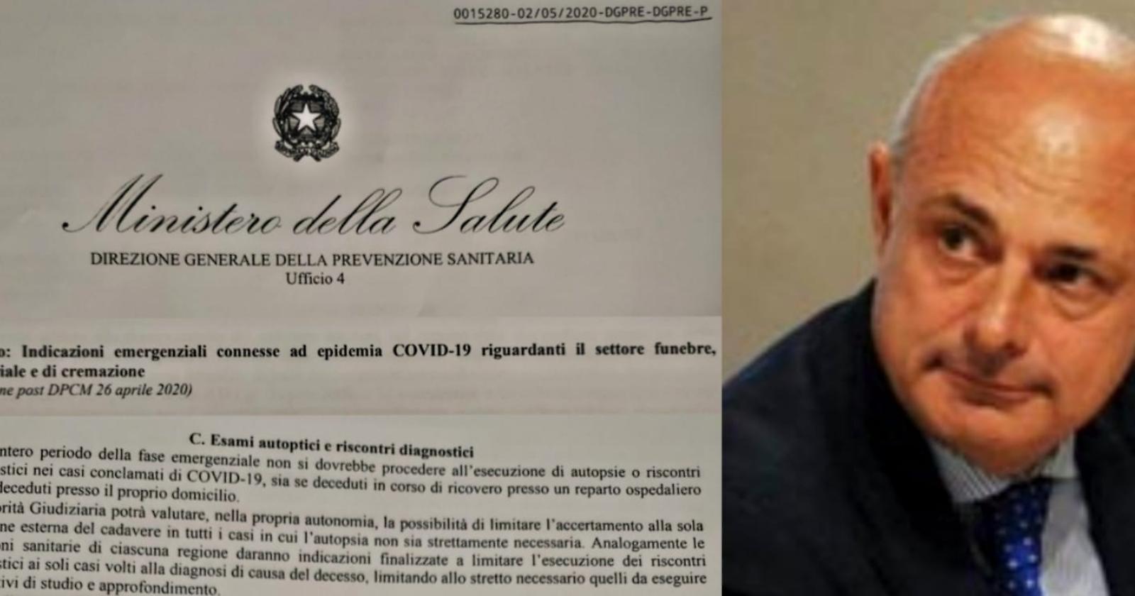 Fase 1: Le autopsie "sconsigliate" dal Ministero della Sanità ed il mancato adeguamento delle sale autoptiche durante la fase emergenziale