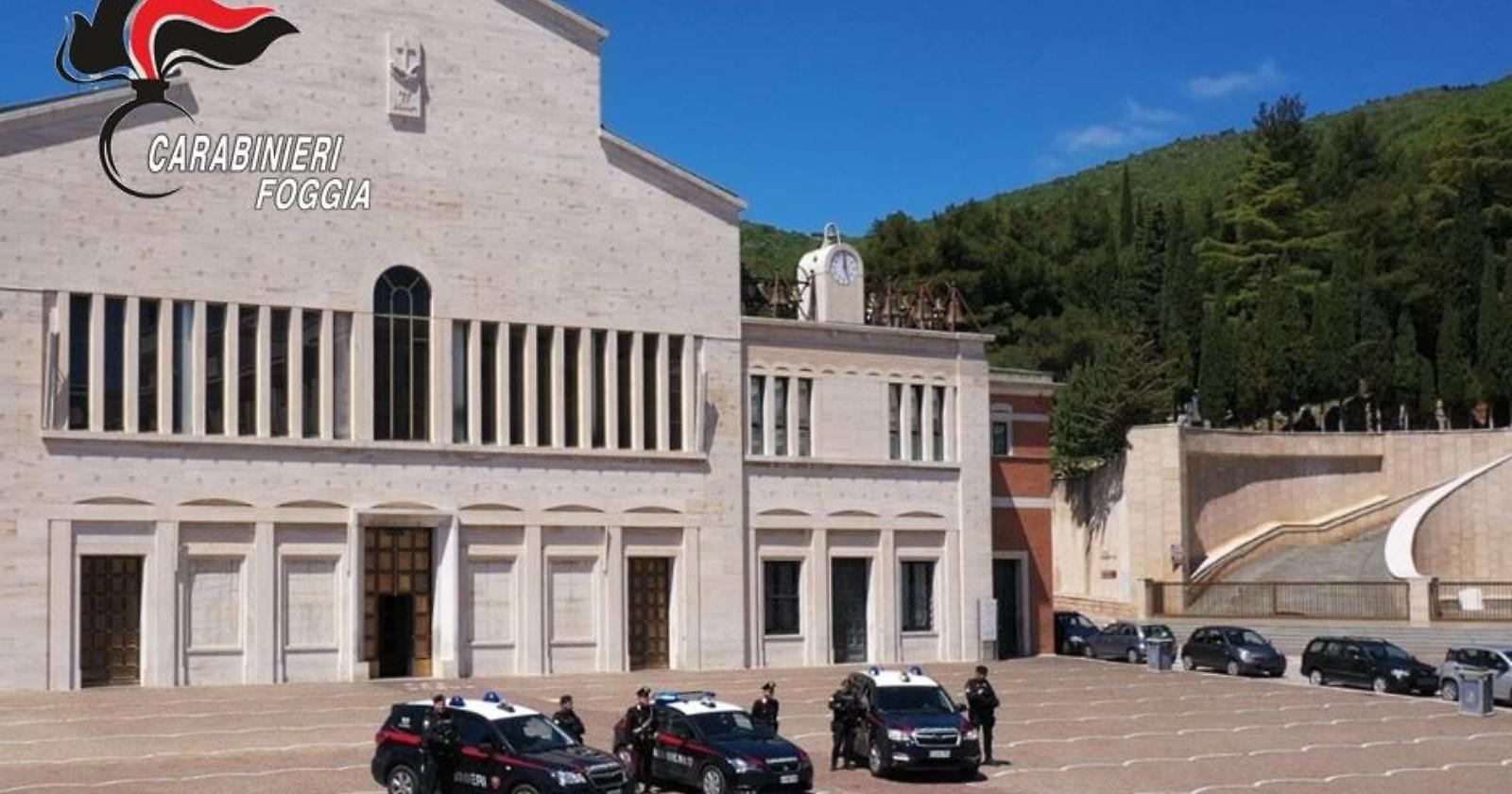 Coppia di Altamura in "pellegrinaggio" a San Giovanni Rotondo per rubare le offerte nel santuario di Padre Pio