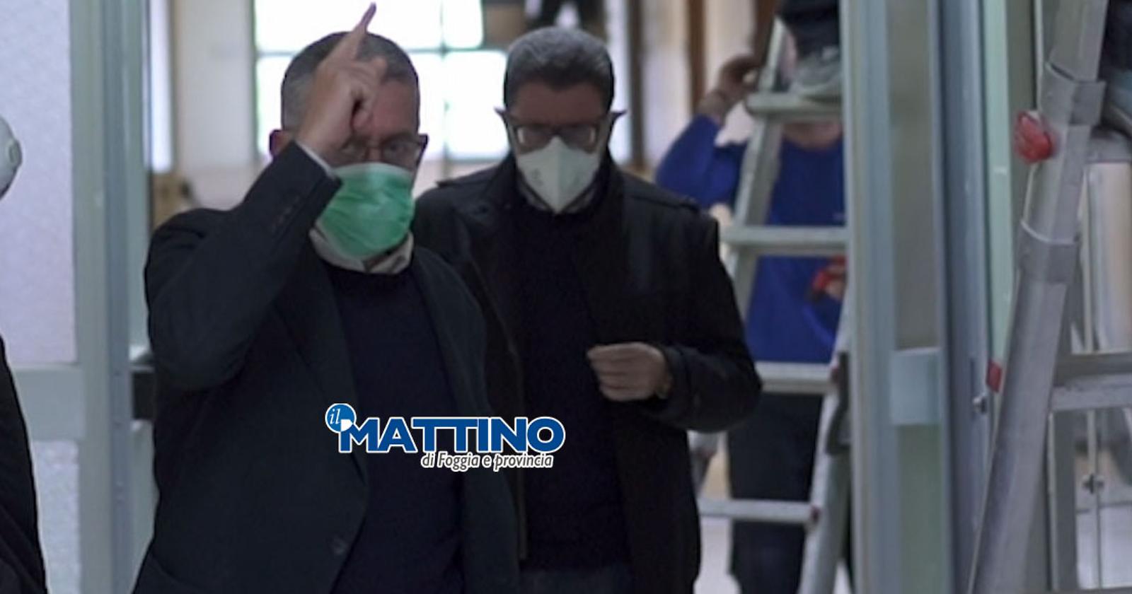 Protesta nell'ospedale di Foggia di 14 migranti africani positivi al Coronavirus perché volevano essere dimessi
