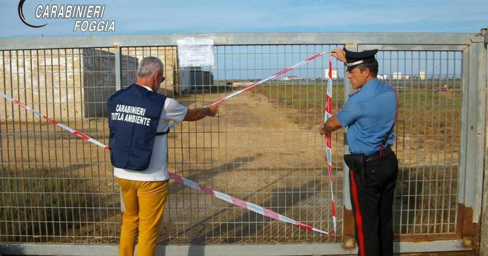 I Carabinieri di Rodi Garganico sentono puzza di malaffare e sequestrano 7 vasche di fanghi e una discarica abusiva