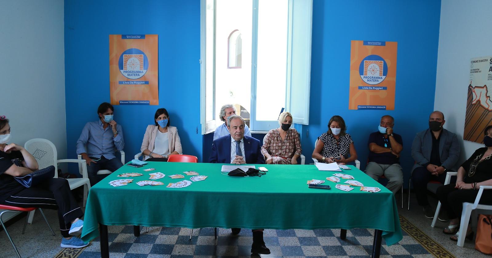 Elezioni nella Città dei Sassi, presentata Programma Matera, la lista del sindaco uscente