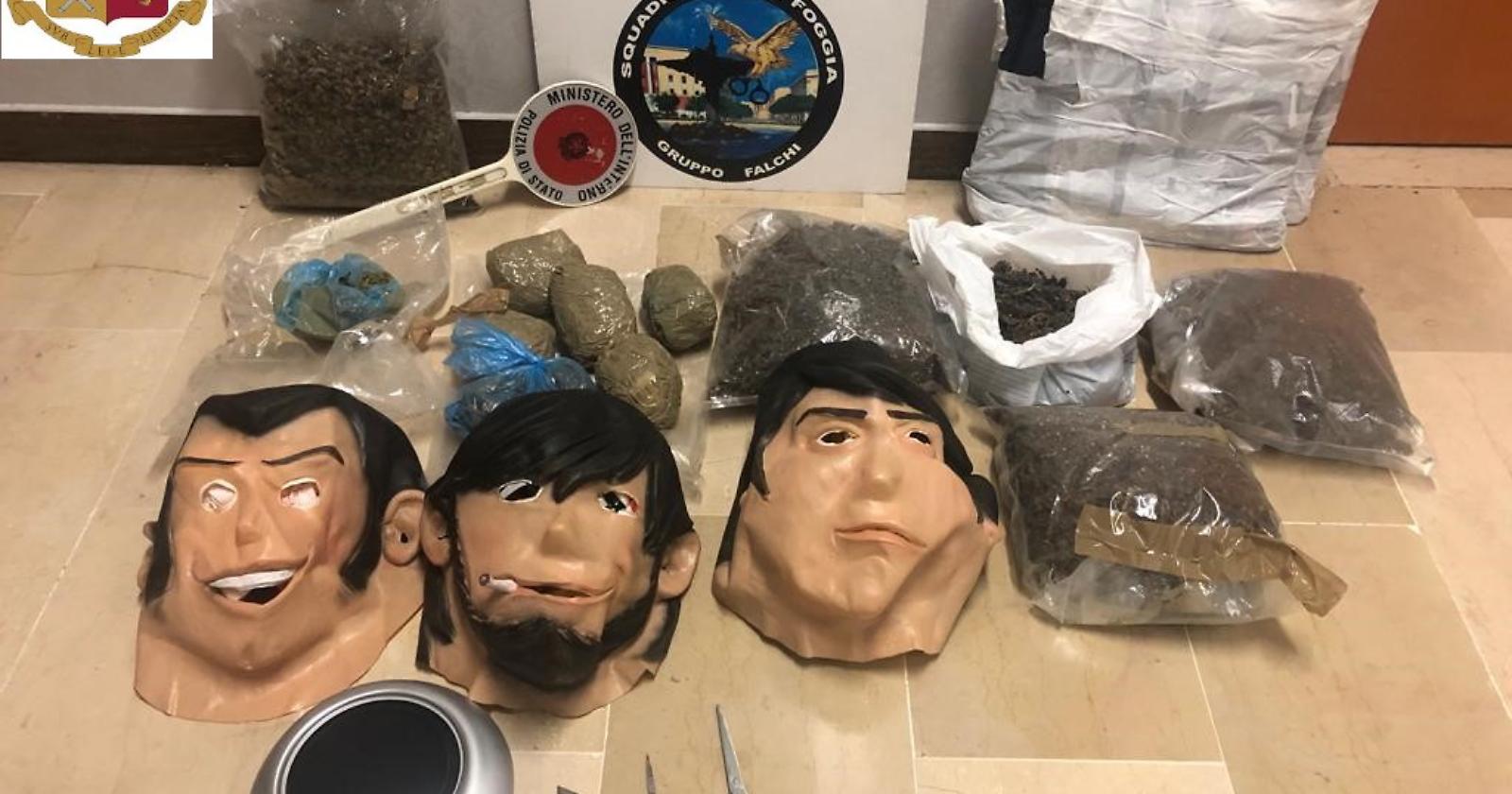Alto impatto su Foggia della Polizia: in manette un pregiudicato 29enne con 1 chilo e 750gr di droga